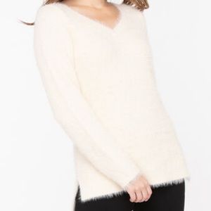 Rickis oversized, Super Soft & fuzzy Vneck Sweater